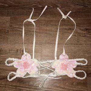 🌸Y2k bikini flower top🌸 for edc or rave